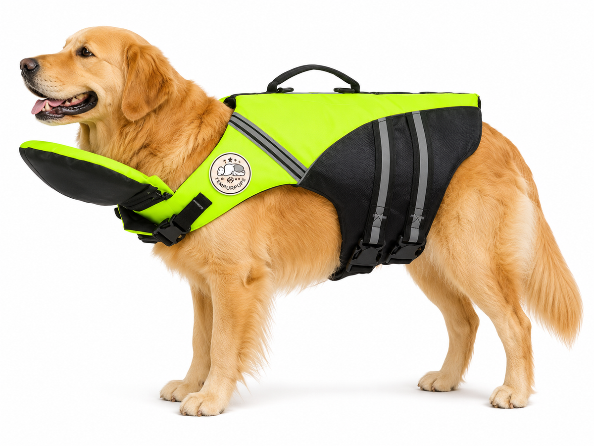 Dog Life Jacket for Swimming & Boating - Large