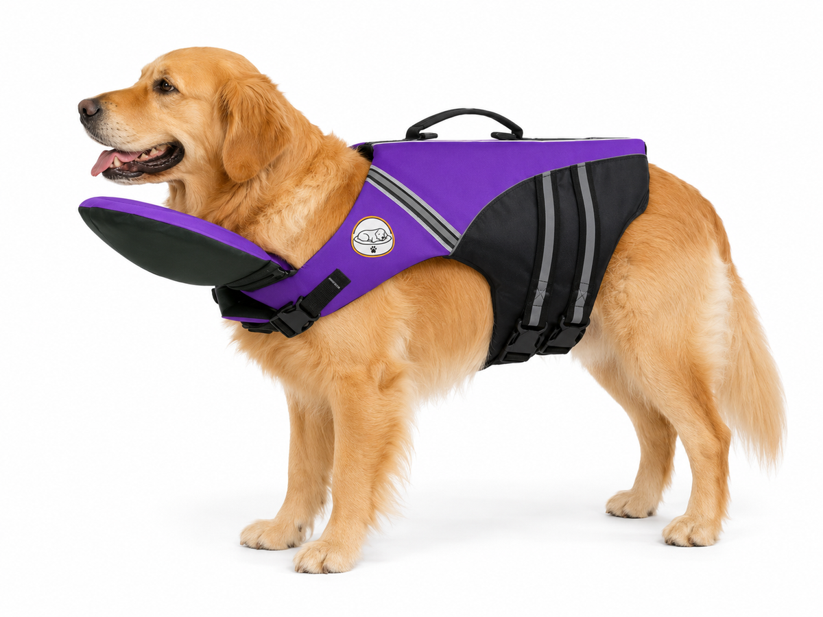 Dog Life Jacket for Swimming & Boating - Large