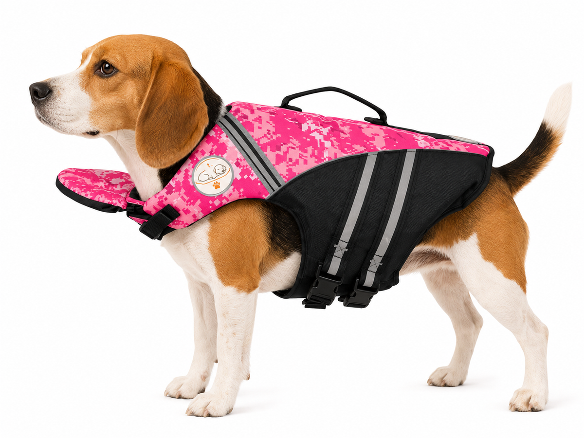 Dog Life Jacket for Swimming & Boating - Medium