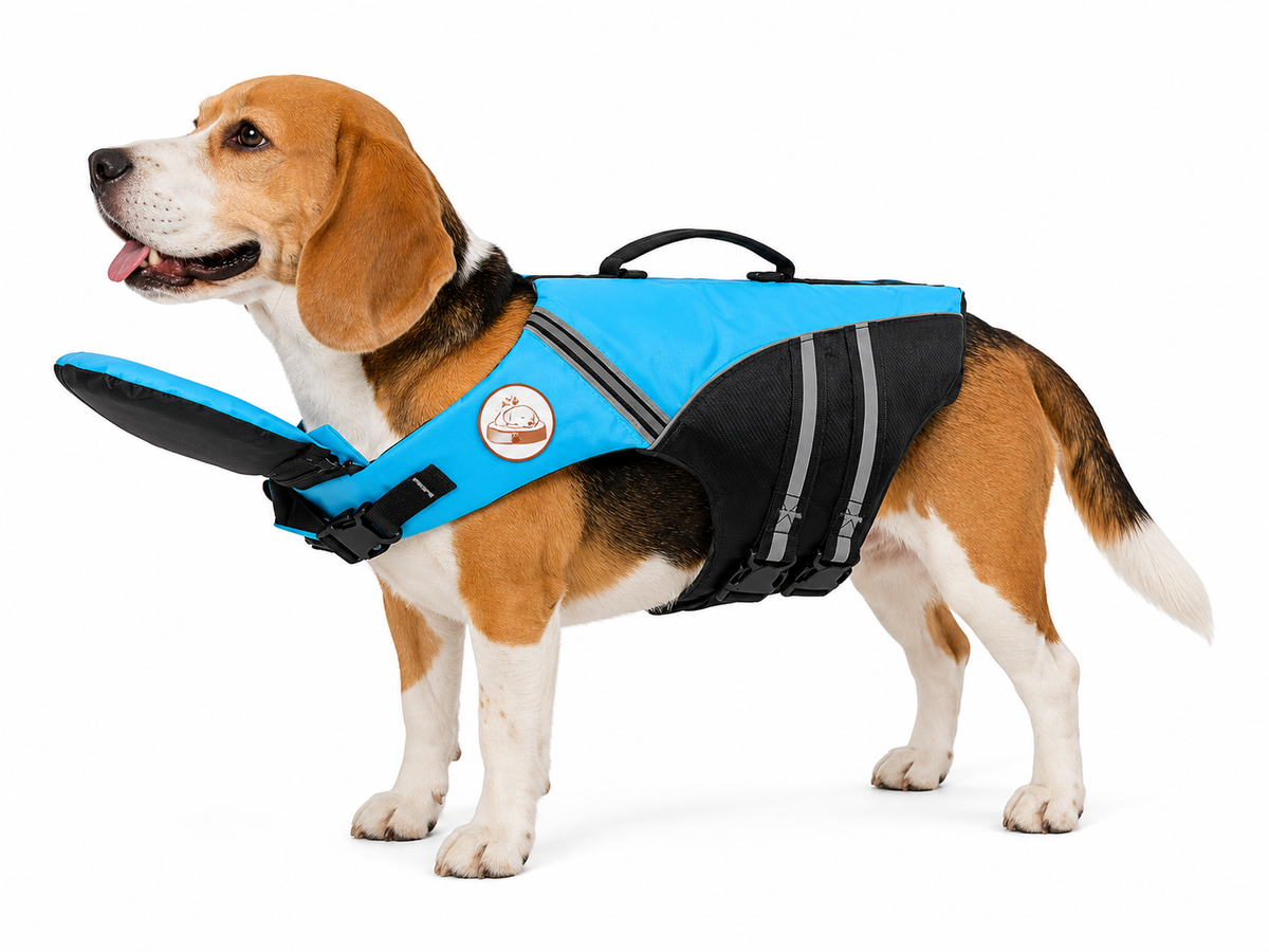Dog Life Jacket for Swimming & Boating - Medium